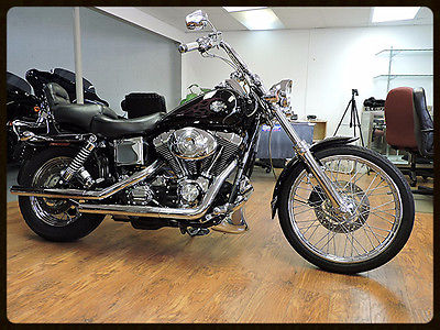 2004 Harley-Davidson Dyna  2004 Harley Davidson Dyna Wide Glide   Black with factory burg, tribal flames!