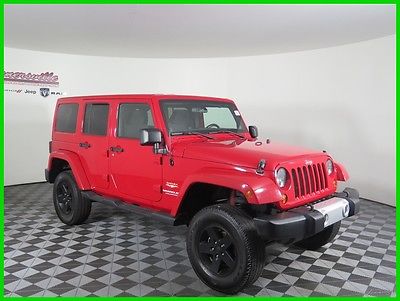 2011 Jeep Wrangler Sahara 4x4 V6 Hard Top Roof SUV Navigation 68778 Miles 2011 Jeep Wrangler Unlimited 4WD SUV Cloth Seats Towing Package AUX