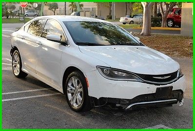 2015 Chrysler 200 Series Limited 2015 Limited Chrysler 200 Runs&Drives Low miles Rebuilder Salvage Fixer Project