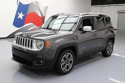 2016 Jeep Renegade Limited Sport Utility 4-Door 2016 JEEP RENEGADE LIMITED REAR CAM HTD LEATHER 13K MI #C69864 Texas Direct Auto