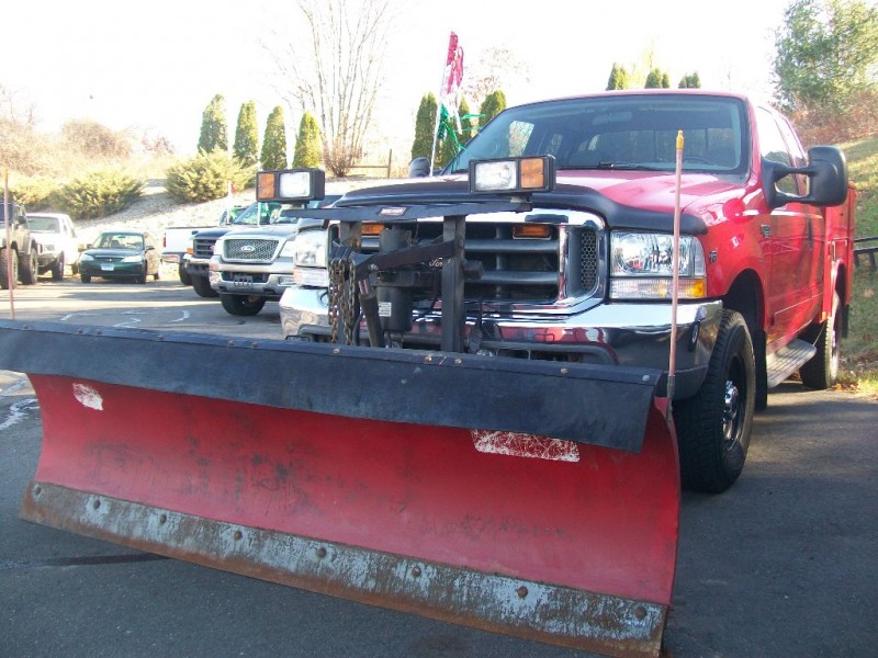 2002 Ford Super Duty F-350 SRW Supercab XLT 4WD Reading Utility Body and Snow Plow
