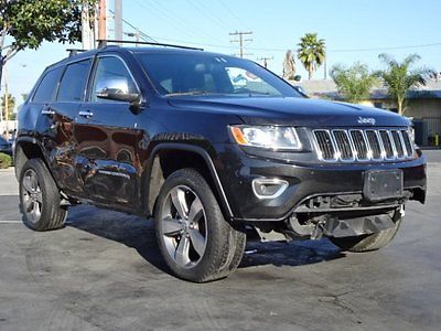 2014 Jeep Grand Cherokee Limited 4WD 2014 Jeep Grand Cherokee Limited 4WD Damaged Salvage Loaded w Options Wont Last!