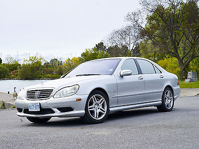 Mercedes-Benz: S-Class S55 2003 Mercedes S55 AMG Silver on Black Fully Loaded