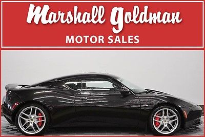 2014 Lotus Evora  2014 Lotus Evora Starlight Black over Ebony w/red piping leather only 440 miles