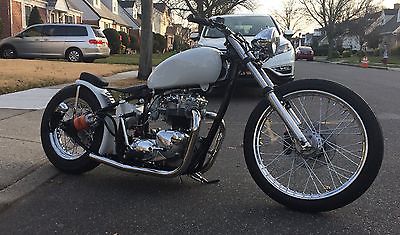 triumph hardtail bobber