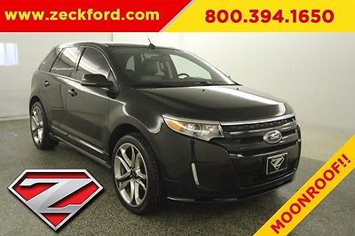 2013 Ford Edge Sport All Wheel Drive 3.7L AWD Pano Moonroof Leather Heated Seats Backup Cam BLIS Bluetooth XM
