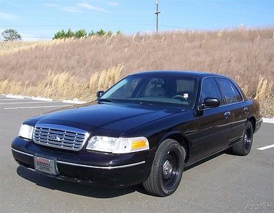 2001 Ford Crown Victoria 73k P71 **SALE PENDING DO NOT USE BUY IT NOW** 1-OWNER-CLEAN-CRUISE-CLOTH-FACTORY-ALL-BLACK-DUAL-EXHAUST-READY-TO-GO-INSPECTED