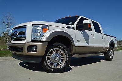 2012 Ford F-250 King Ranch 2012 Ford F-250 Crew Cab King Ranch FX4 Diesel Sunroof Cover Navigation Clean