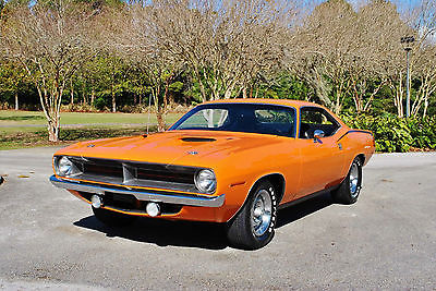 1970 Plymouth Barracuda 21-Burnt Orange Carpet for Automatic Transmission