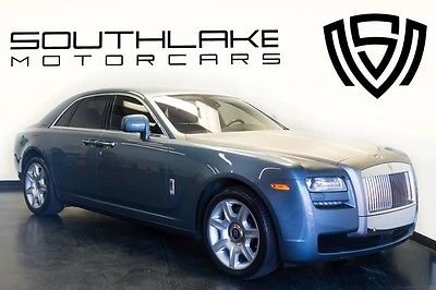 2010 Rolls-Royce Ghost  10 RR Ghost-Lunar Blue/Blk Creme Light-Driver Assist 3-Pano-Rear Theater Config!