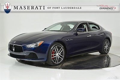 2016 Maserati Ghibli  port Proteo Shift Paddles Inox Pedals Mica Paint Extended Leather Red Calipers