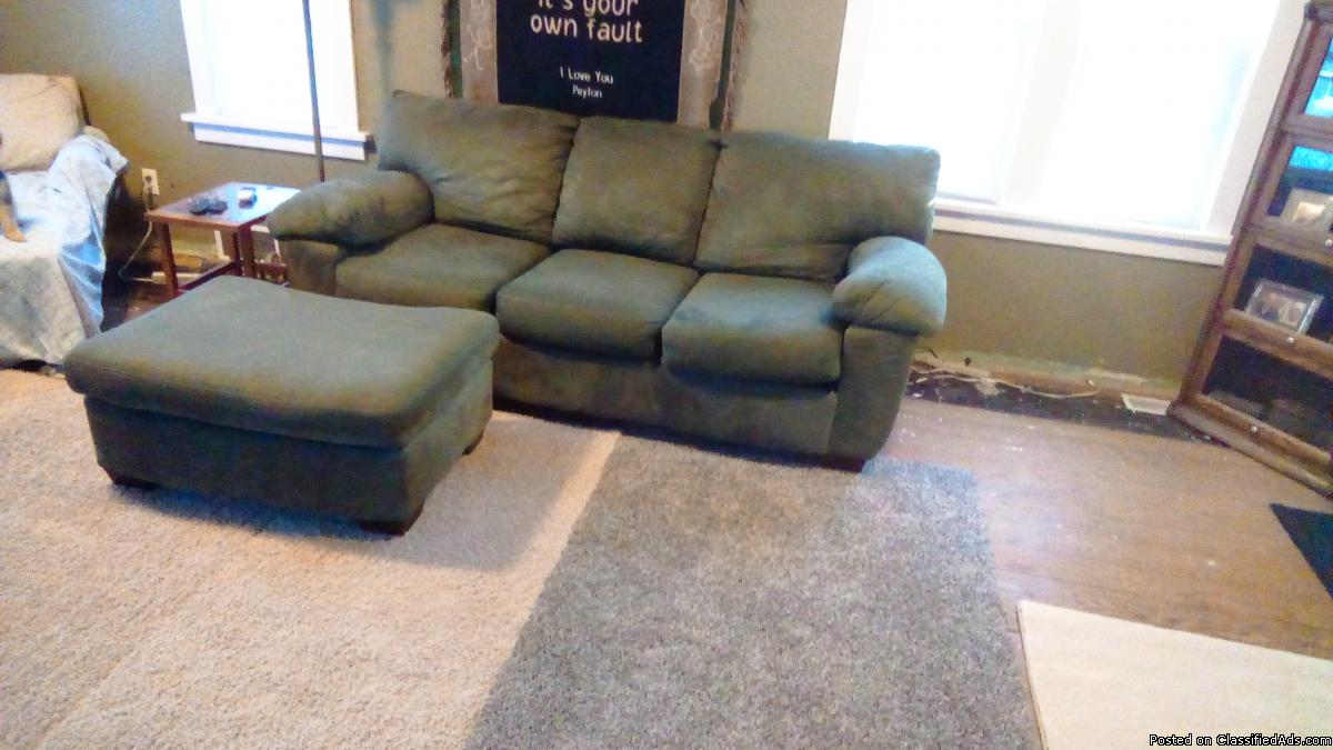 Couch and ottoman