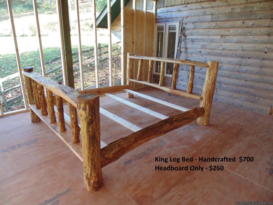 Handcrafted Log Beds