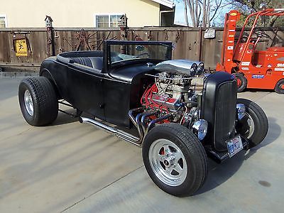 1931 Ford Model A Steel Body Hot Rod 1931 Ford Roadster Steel Body Roller Motor Aluminum Heads 1932 Grill Hot Rod SBC