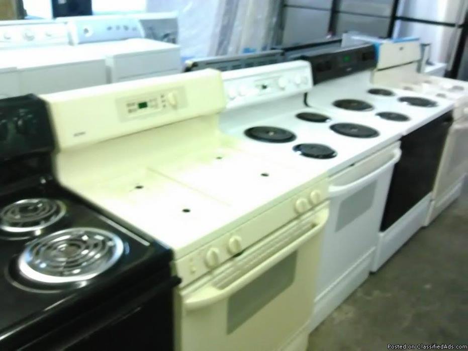 Used clean appliances with warranty !!!