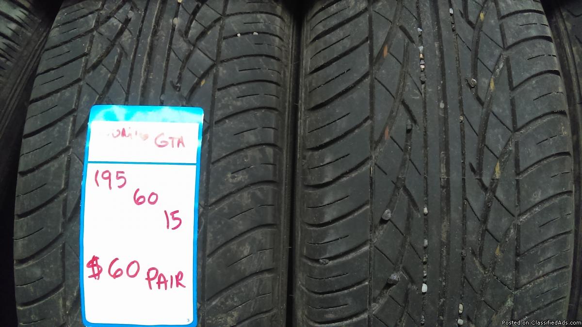 195 60 15 used tires