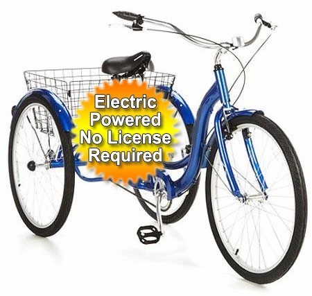 2016 Gsi 500 Watt Electric Powered Tricycle Motorized Trike 26