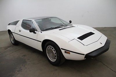Maserati : Other Bora 1975 maserati bora matching s 4.9 liter v 8 white original car zf 5 speed