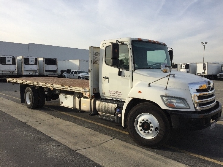 2011 Hino 268  Flatbed Truck