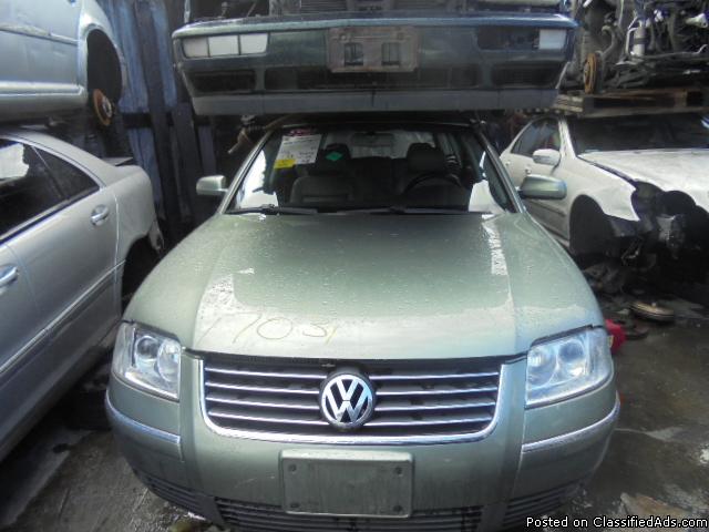 Parting out - 2003 VW Passat - Green - Parts - 17031