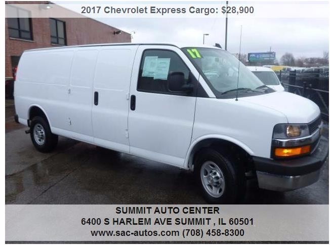 2017 Chevrolet Express 2500  Cargo Van