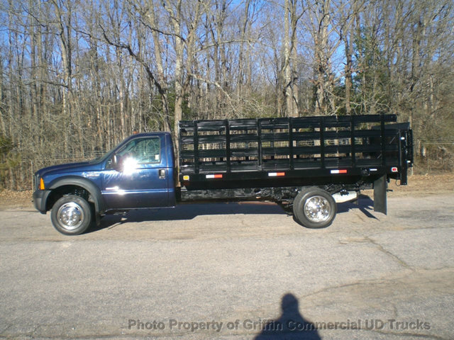 2006 Ford F450 Just 13k Miles One Owner Rack Lift Gate  Flatbed Truck