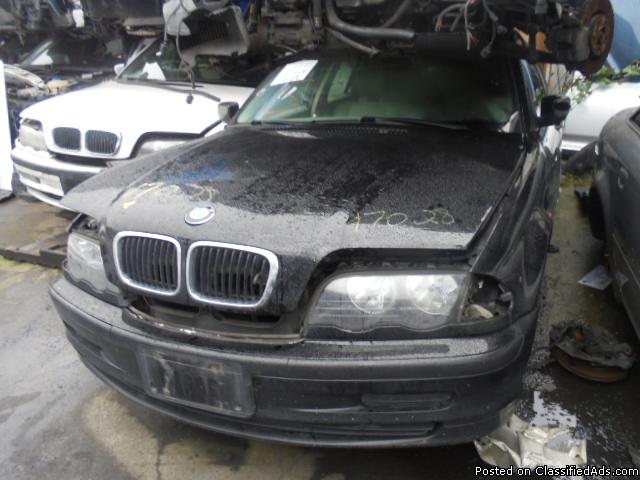 Parting out - 1999 BMW 323 - Black - Parts - 17028
