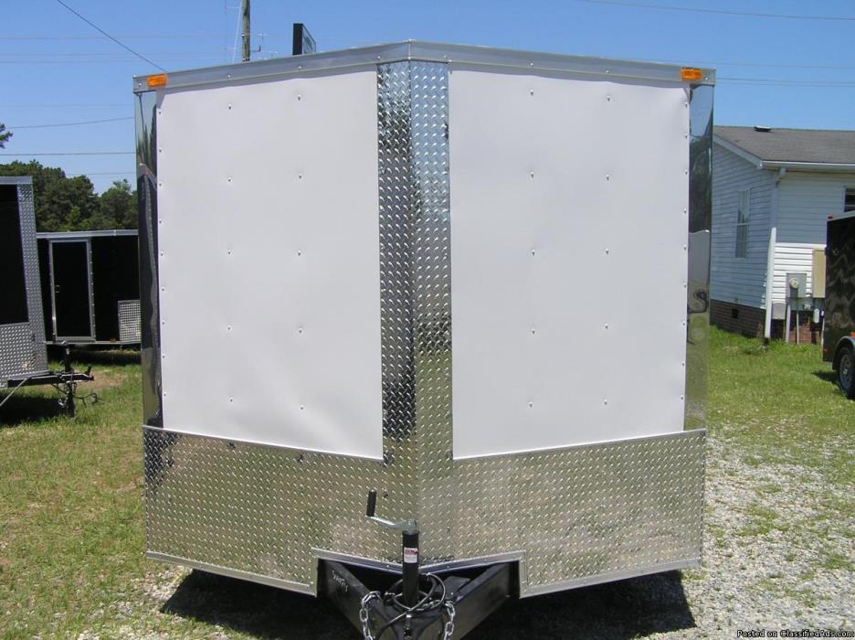 8.5 x 14 Enclosed Trailers with D Rings
