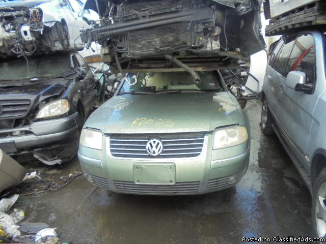 Parting out - 2004 VW Passat - Green - Parts - 17023