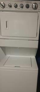 WHIRLPOOL (STACKED/COMBINED) WASHER AND ELECTRIC DRYER LIKE NEW