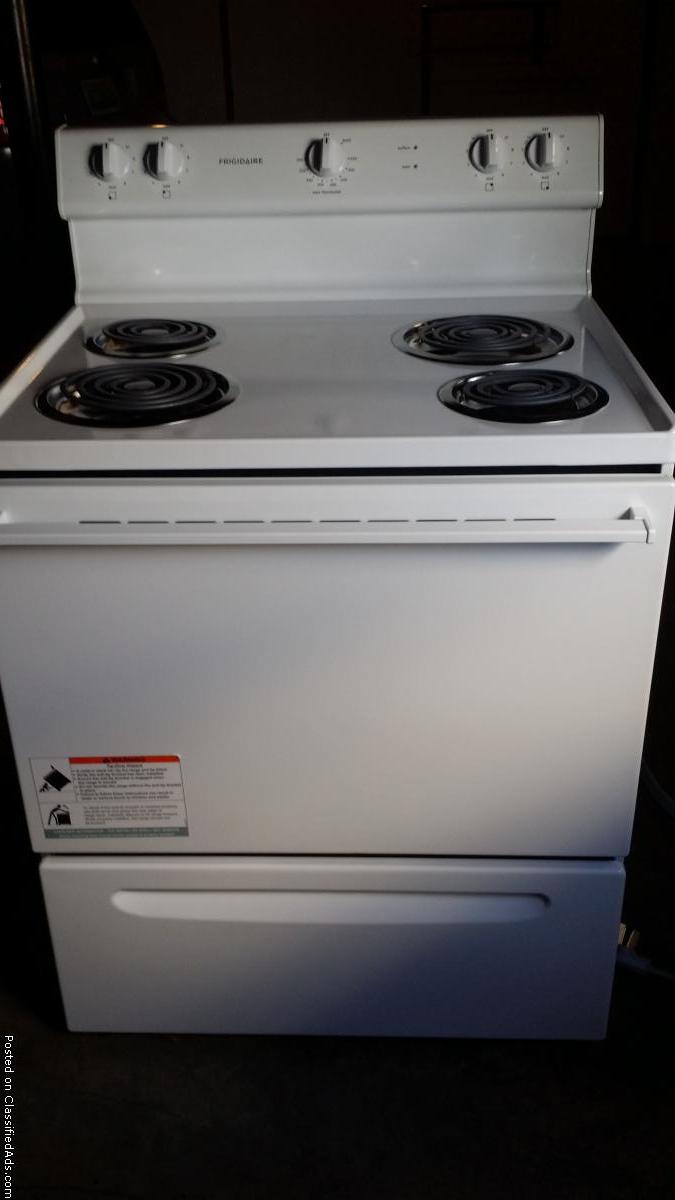 New Frigidaire electric range.  Never been used