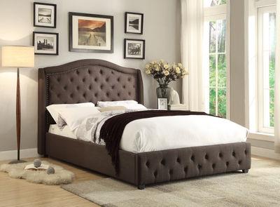 Queen Dark Grey Bed without mattress