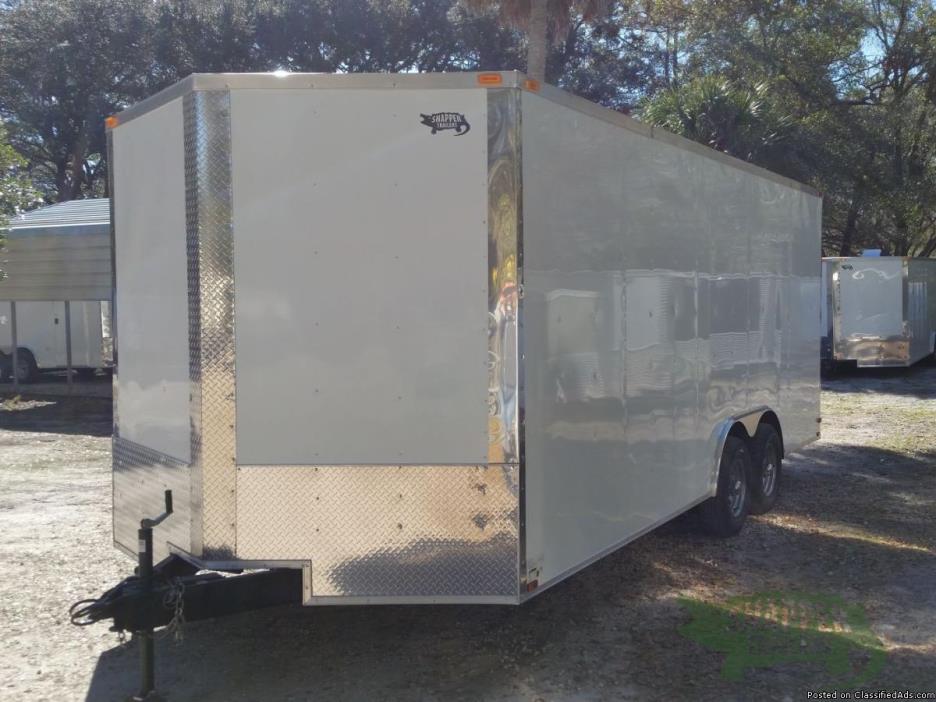 Trike Hauler w/V-Nose Front and Drings - NEW 8.5x20 foot