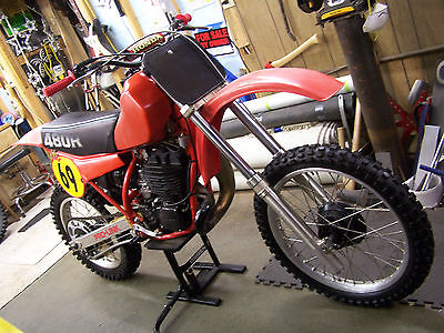 Honda : CR 1982 honda cr 480 ahrma vintage dirt bike vintage mx nice clean orig solid