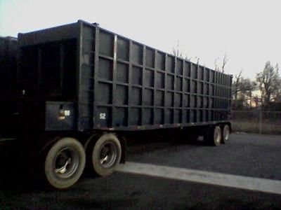 80 Yard Open Top Ejector/Transfer/Push Out Trailer