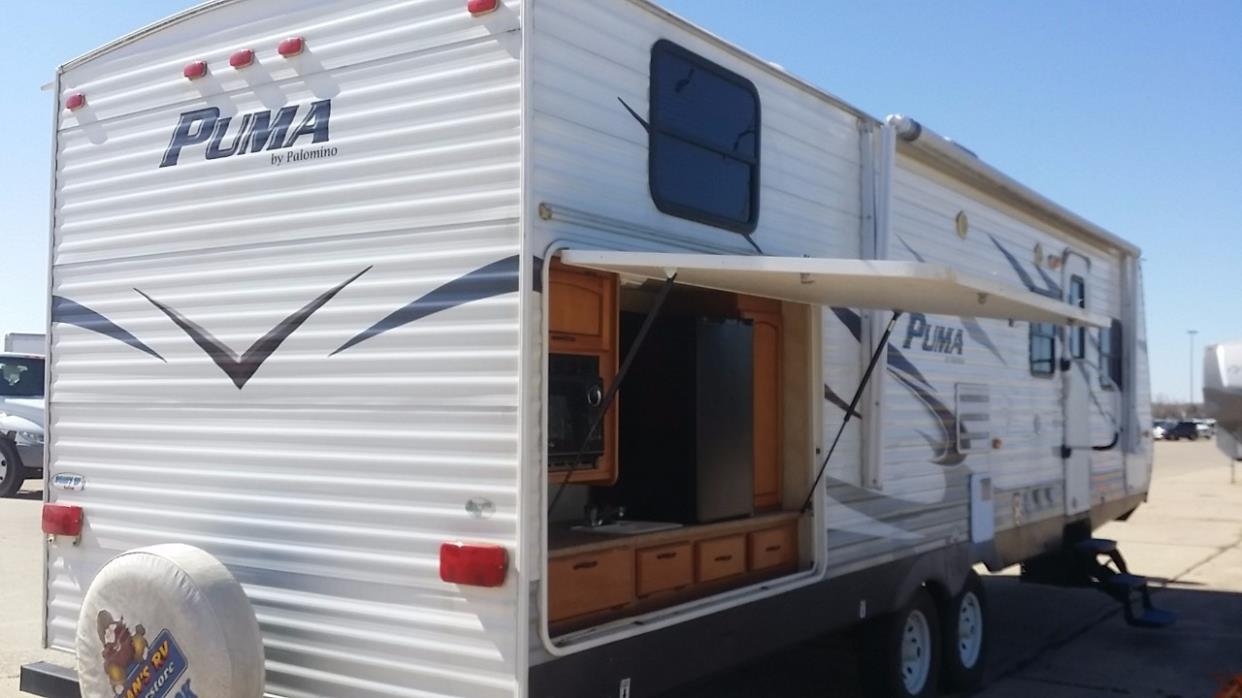2012 puma travel trailer with outdoor kitchen