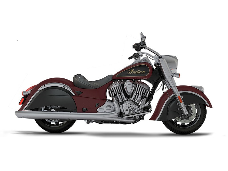 2017 Indian Motorcycle Chief Classic Burgundy Metallic Over Thunder Black