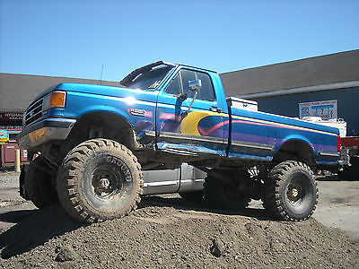 Ford : Other 2 Door 1990 ford f 350 4 x 4 mud truck off road