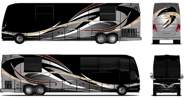 2016  Prevost  H3-45 by Outlaw Coach The Residency III