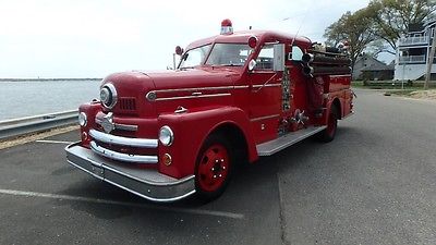 1958 Seagrave 70th Anniversary Series Canopy Cab Sedan Bullet  Nose Fire truck