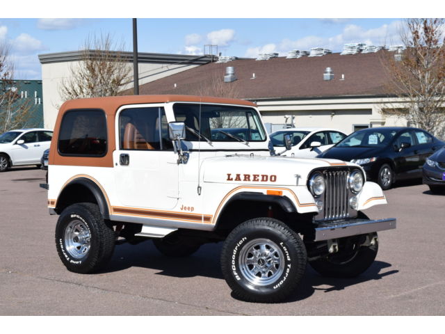 Jeep : Other Wagon CJ7 1983 jeep laredo cj 7 4 x 4 258 ci 5 speed nut bolt restored trades welcome