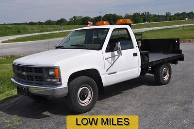 Chevrolet : C/K Pickup 2500 1995 used 5.7 l v 8 flatbed low miles 1 owner automatic inspected serviced pickup