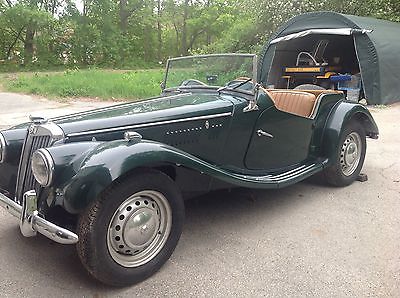 MG : T-Series Roadster 1955 mg tf 1500 convertible barn find