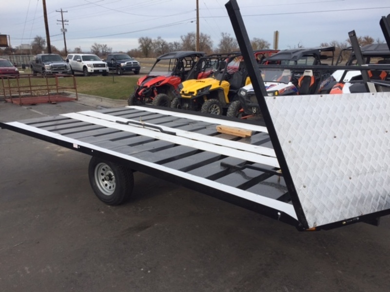 2017 Echo Trailers 3 PLACE SNOW MOBILE TRAILER