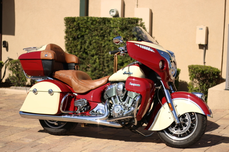2016 Indian Motorcycle Roadmaster Indian Motorcycle Red and Ivory Cream