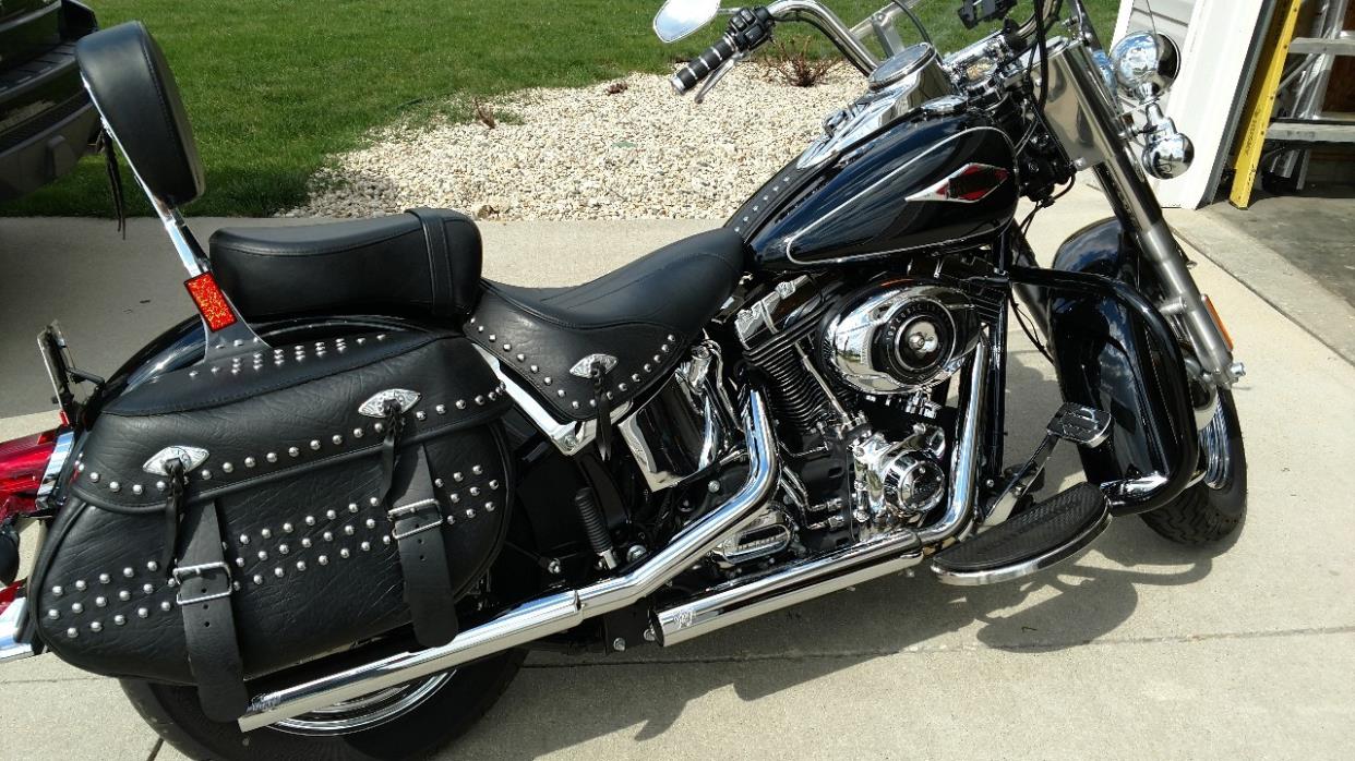 Used 2007 Harley Davidson Flstc Heritage Softail Classic For Sale Youtube
