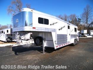 New Horse Trailer - 2015 Platinum Coach 2 1 GN Straight Load with Box Stalls