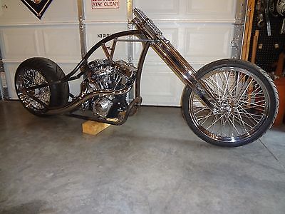 Custom Built Motorcycles : Chopper ROLLING PROJECT S&S 6 SPEED SPRINGER 250 SPOKE WHEELS FRAME MARTIN BROTHERS NICE