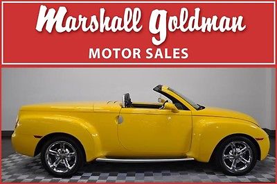 Chevrolet : SSR 2004 chevy ssr roadster slingshot yellow ebony leather interior only 7700 miles