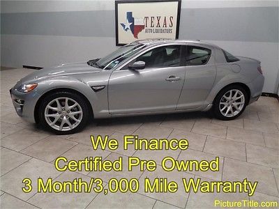 Mazda : RX-8 Grand Touring 6 Speed 10 rx 8 grand touring 6 speed gps navi sunroof leather warranty we finance texas